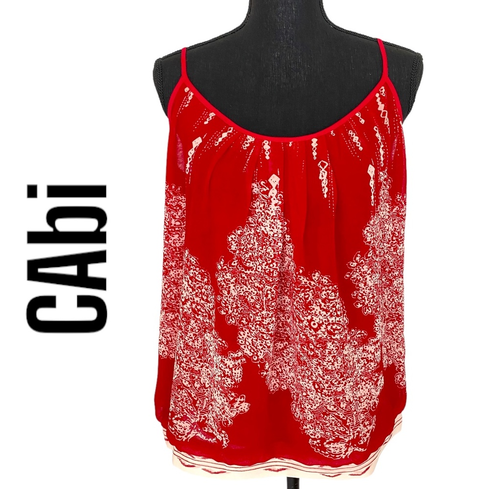 CABI “Heart of Township” Cami Top, Size Medium